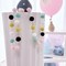Easter Pom Pom Garland Decorations, 3 Pack 30 Balls Pastel Felt Ball Garlands Colorful Hanging for Wall Window Classroom Birthday Party Home Decor